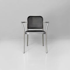 Italian modern chairs Silver by Vico Magistretti for De Padova, 1980s