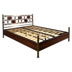 Italian mid-century bed Osvaldo Borsani & Arnaldo Pomodoro, 1950s