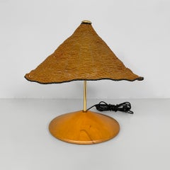 Italian modern table lamp Sarasar Toso Roberto Pamio Leucos, 1970s