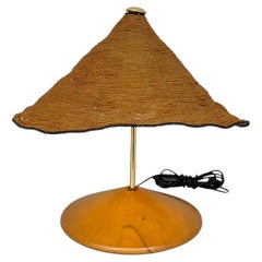 Italian modern table lamp Sarasar Toso Roberto Pamio Leucos, 1970s