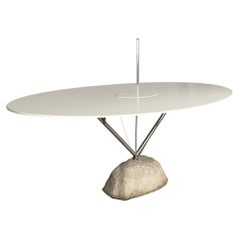 Tavolo da pranzo moderno italiano “Flying Table” di Andrea Branzi, Design Gallery Milano, 2006