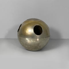 Italian Art Deco brass bottle holder, 1930s