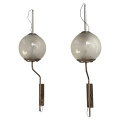 Italian mid-century modern wall lamps LP11 Luigi Caccia Dominioni Azucena, 1950s