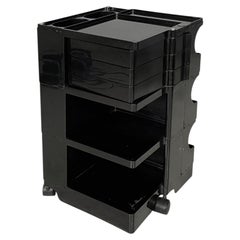 Italian modern black cart Boby by Joe Colombo for Bieffeplast, 1970s