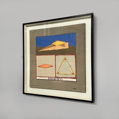 Sérigraphie italienne moderne réalisée par Lucio by Pezzo pour Tisettanta, années 1970
