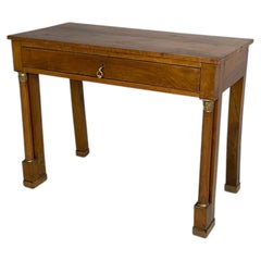 Italian empire consolle in wood, 1800s