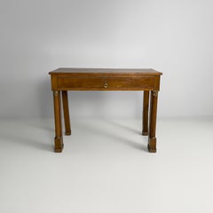 Italian empire consolle in wood, 1800s