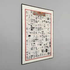 Affiche italienne moderne encadrée, « 138 Originali d'Autore », années 1990