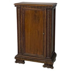 Italian wooden bedside cabinet, 1800s