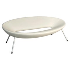 Italian modern white plastica sofa Ploof by Philippe Starck for Kartell, 2000s