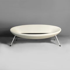 Italian modern white plastica sofa Ploof by Philippe Starck for Kartell, 2000s