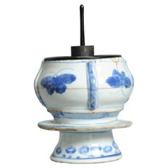 Antique Ming 1620-1644 Chinese Porcelain Kosometsuke Incense Burner Decorated Bu