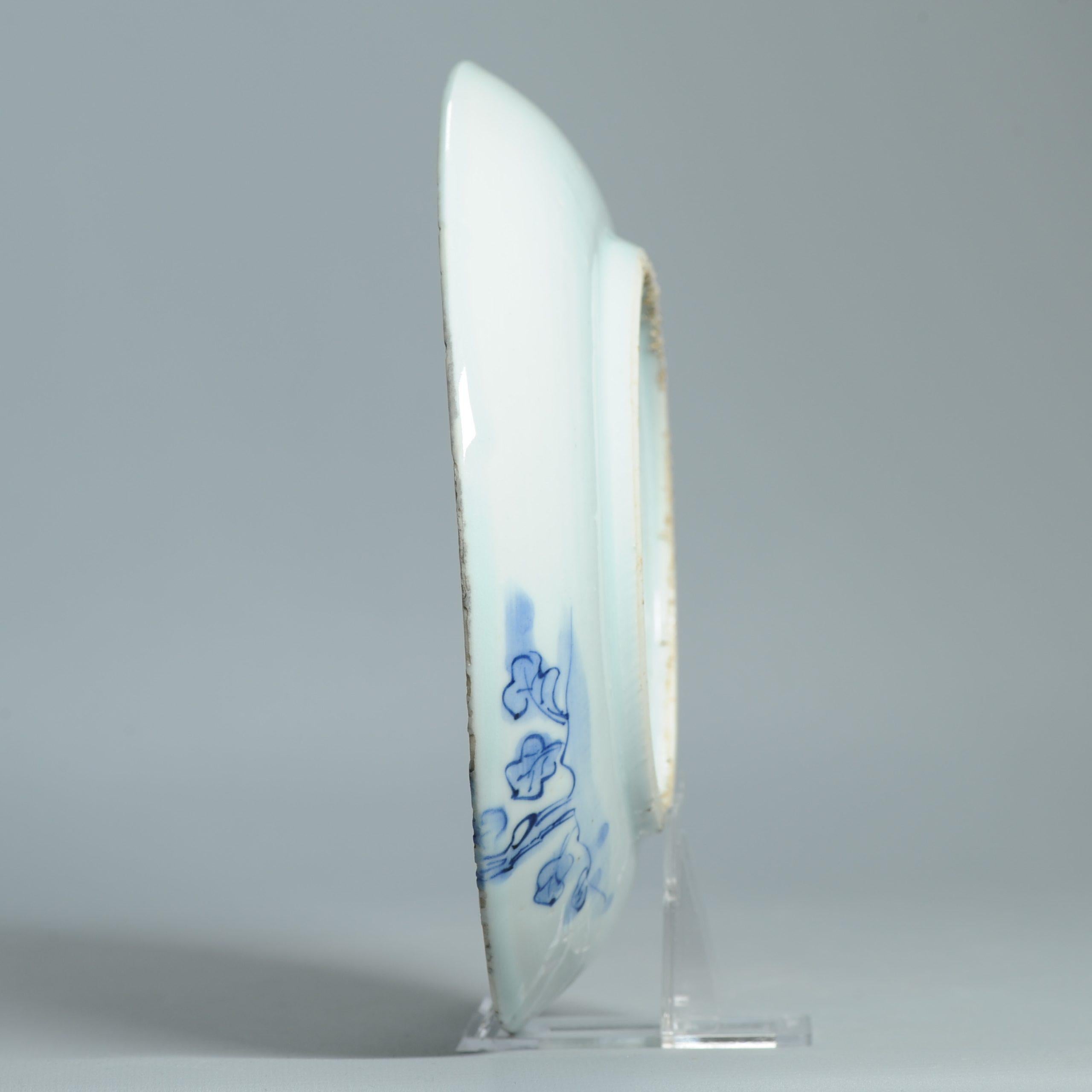 Rare Plat Kosometsuke chinois du début du 17ème siècle - Décoration Anhua - Dynastie Ming ... en vente 8