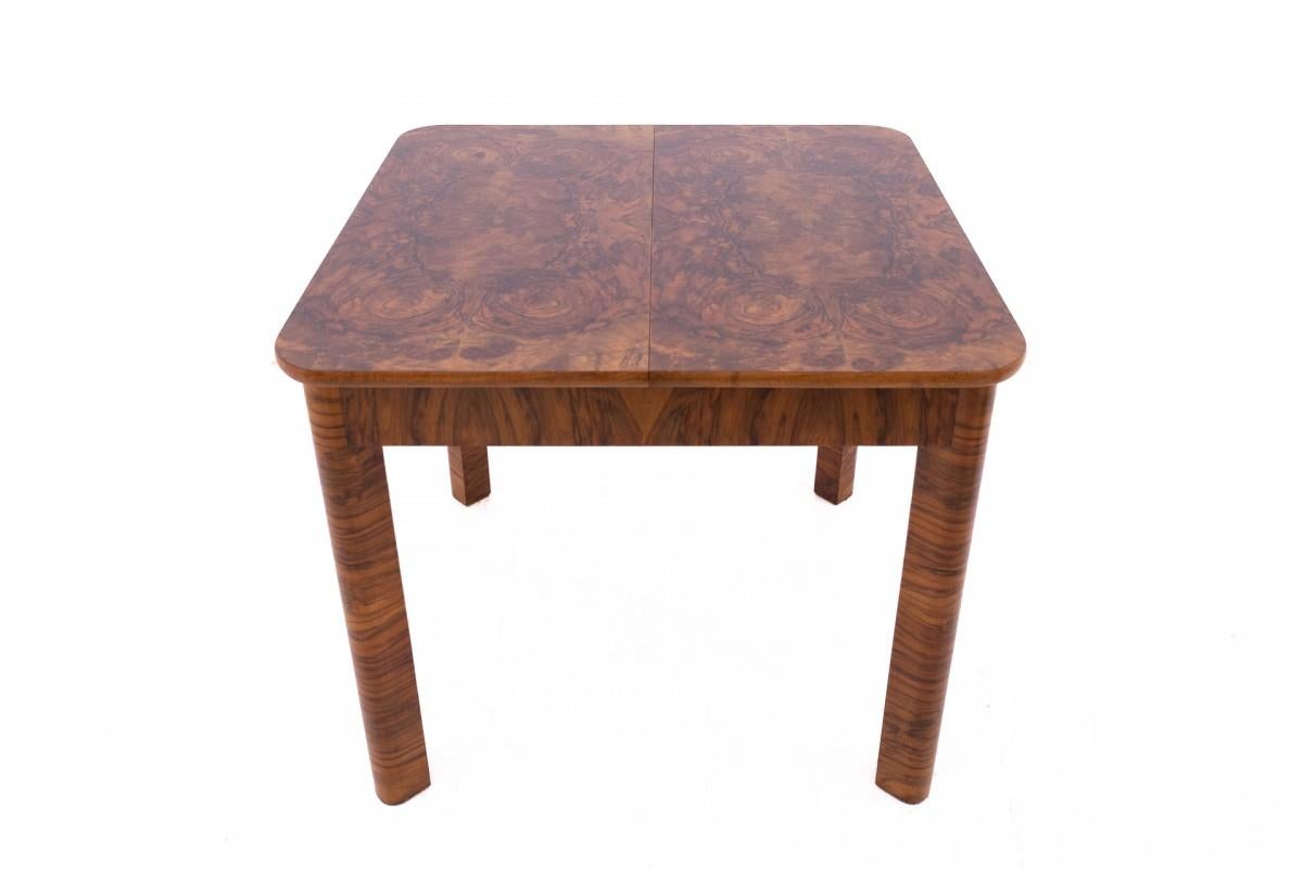 Art Deco table, 1950s, Poland. For Sale