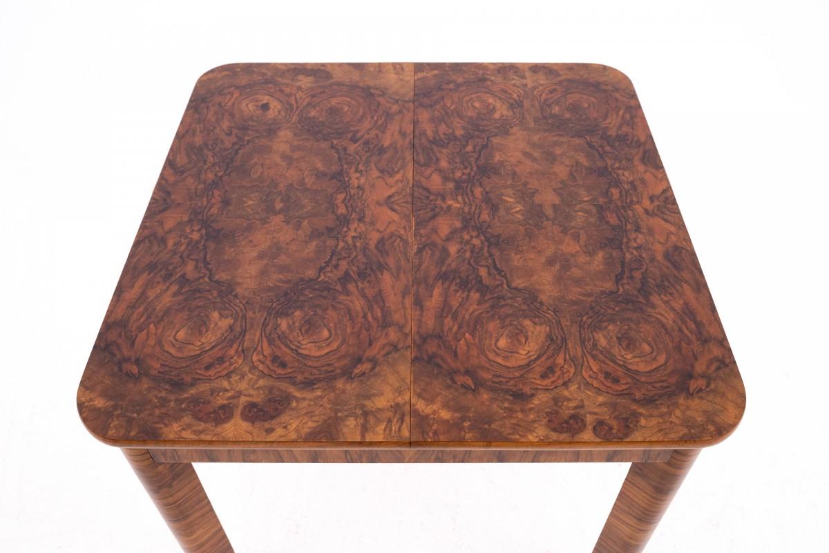 Polish Art Deco table, 1950s, Poland. For Sale