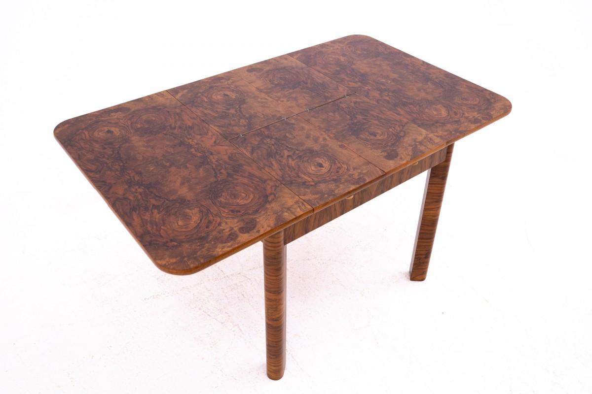 Art Deco table, 1950s, Poland. For Sale 3