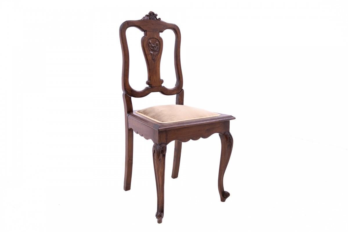 Set di sei sedie antiche del 1900 circa, Francia. In condizioni buone in vendita a Chorzów, PL