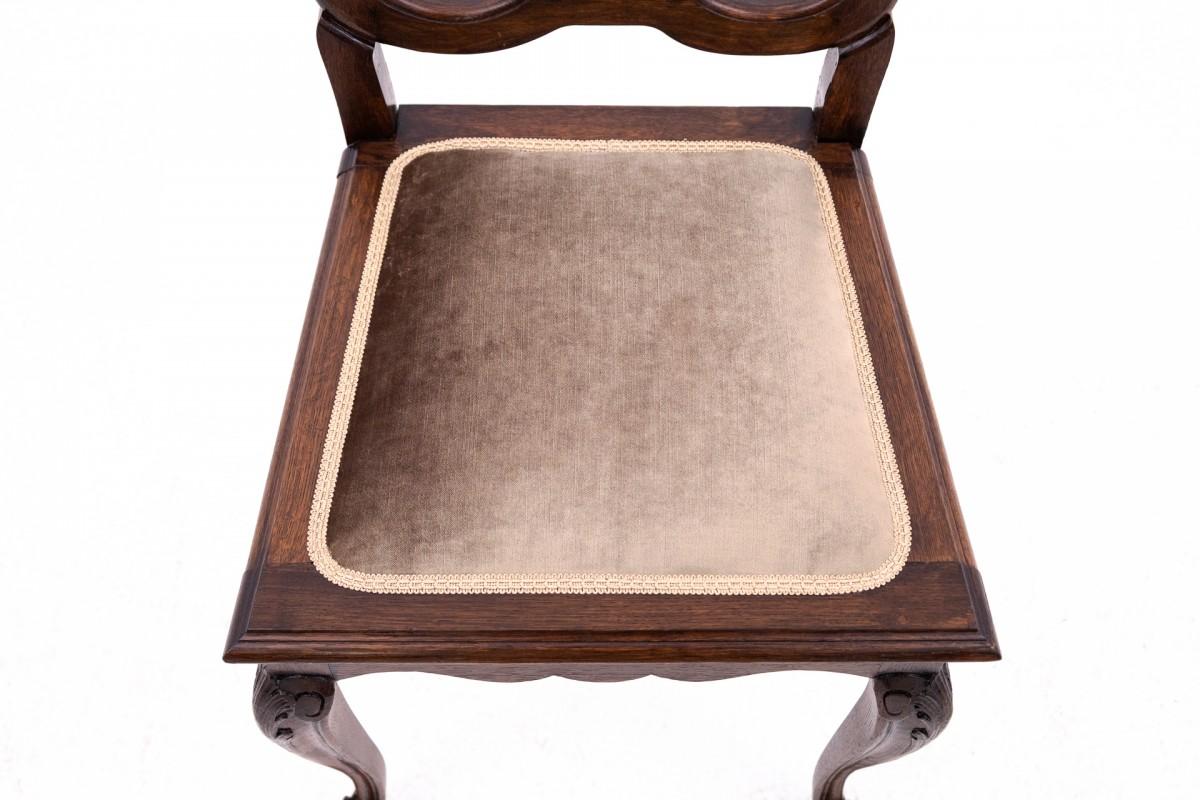 Legno Set di sei sedie antiche del 1900 circa, Francia. in vendita