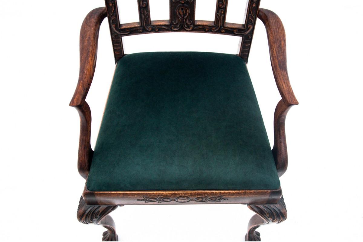 Noce Poltrona in stile Chippendalle, circa 1900. in vendita