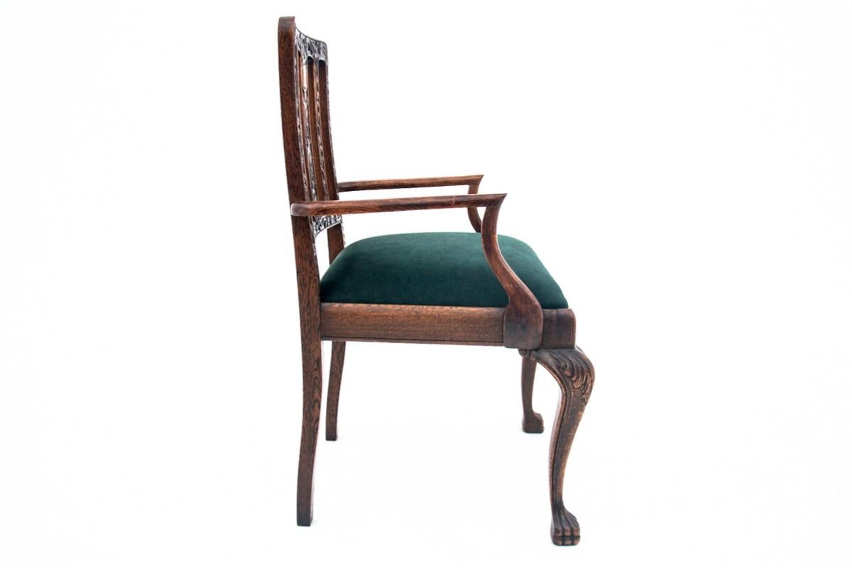 Poltrona in stile Chippendalle, circa 1900. in vendita 3