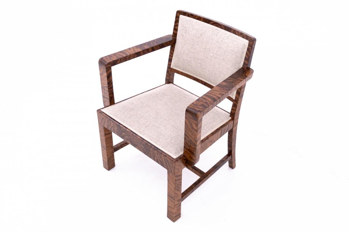 Sillón Art Déco, Polonia, años 40. Polaco en venta