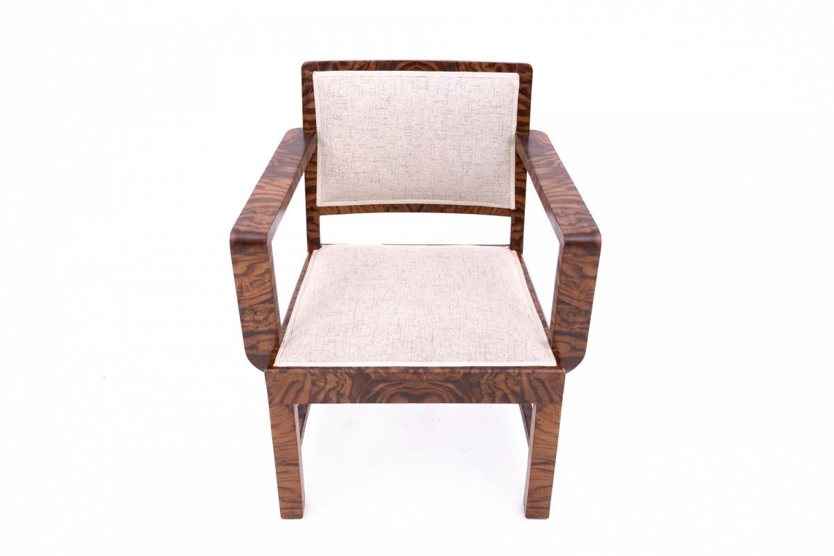Sillón Art Déco, Polonia, años 40. Art Decó en venta