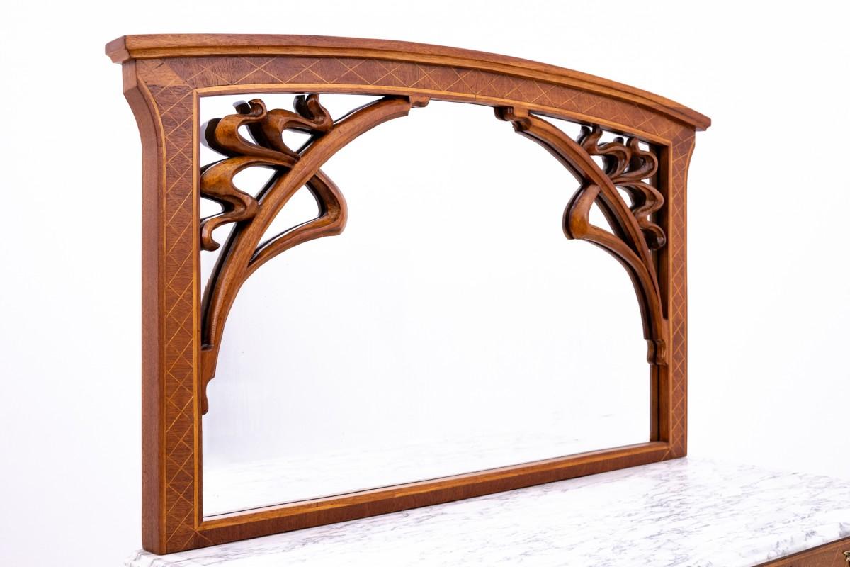 Début du 20ème siècle Table de toilette ancienne du tournant des 19e et 20e siècles, France. en vente