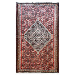 661 - 19th Century Senneh Kilim with Beautiful Patterns