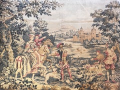 1029 - Beautiful Vintage French Jaquar Tapestry