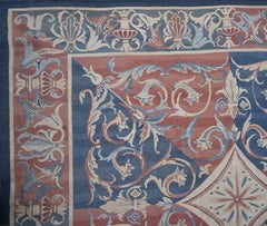 Rare Signed Aubusson Carpet, 17th Century Style - 3.40x3.00 - N° 1671