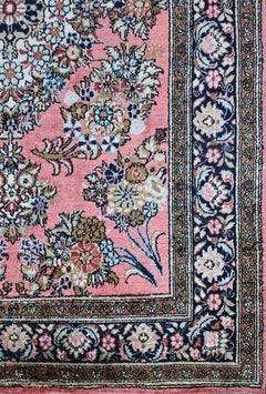 Rug by silk en silk - Circa 1980 – Made by Hand woven Entirely Of Silk – No 1668