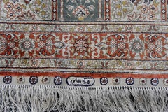 Turkish Rug, From Hereke - Silk On Silk - Circa 1980 - 93x165 Cm - N° 1706