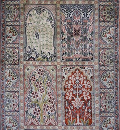 Exceptional Silk Hallway Runner – India (Kashmir), circa 1980 - N° 1681