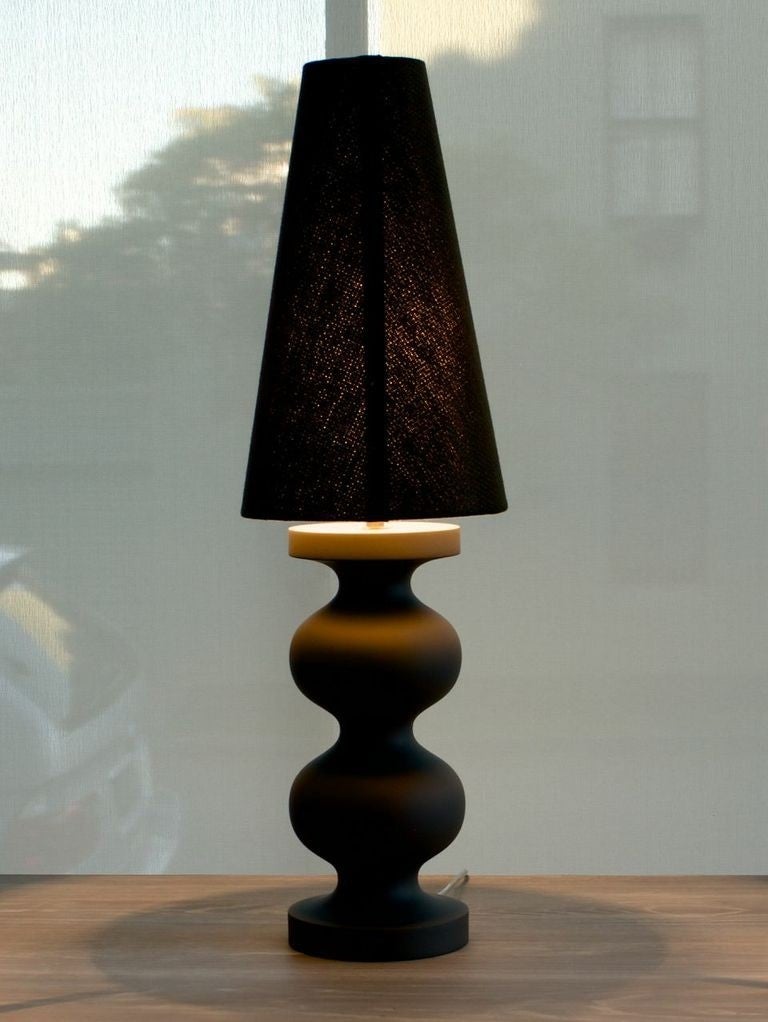 Double Frank Table Lamp by Wende Reid , Organic, Classically Modern, Sculptural  For Sale