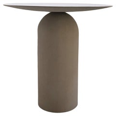 Egg Drinks Table, minimal, sculptural, timeless, organic by Wende Reid