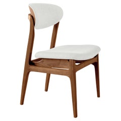 Agio Solid Wood Chair, Walnut in Hand-Made Natural Finish, Contemporary