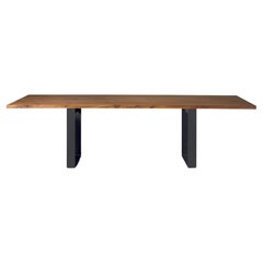 Misura Solid Wood Table, Antique Oak in Hand-Made Natural Finish, Contemporary
