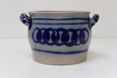 German Stoneware 8 Liter Crock, late 19th Century.