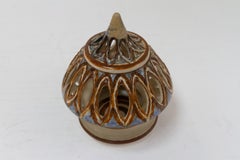 Portacandele in ceramica danese di Søholm, anni ’60.