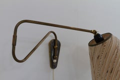 Applique snodabile in ottone di un designer danese, Danimarca, anni '40.