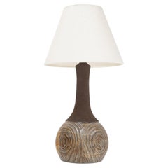 Dänische moderne Keramik-Tischlampe von Børge Christoffersen für Chris Haslev, 1960er Jahre