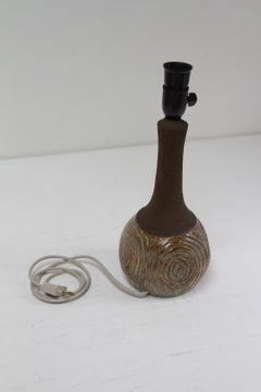 Dänische moderne Keramik-Tischlampe von Børge Christoffersen für Chris Haslev, 1960er Jahre