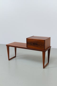 Set di panche in palissandro di Kai Kristiansen per Aksel Kjersgaard, anni ’60.