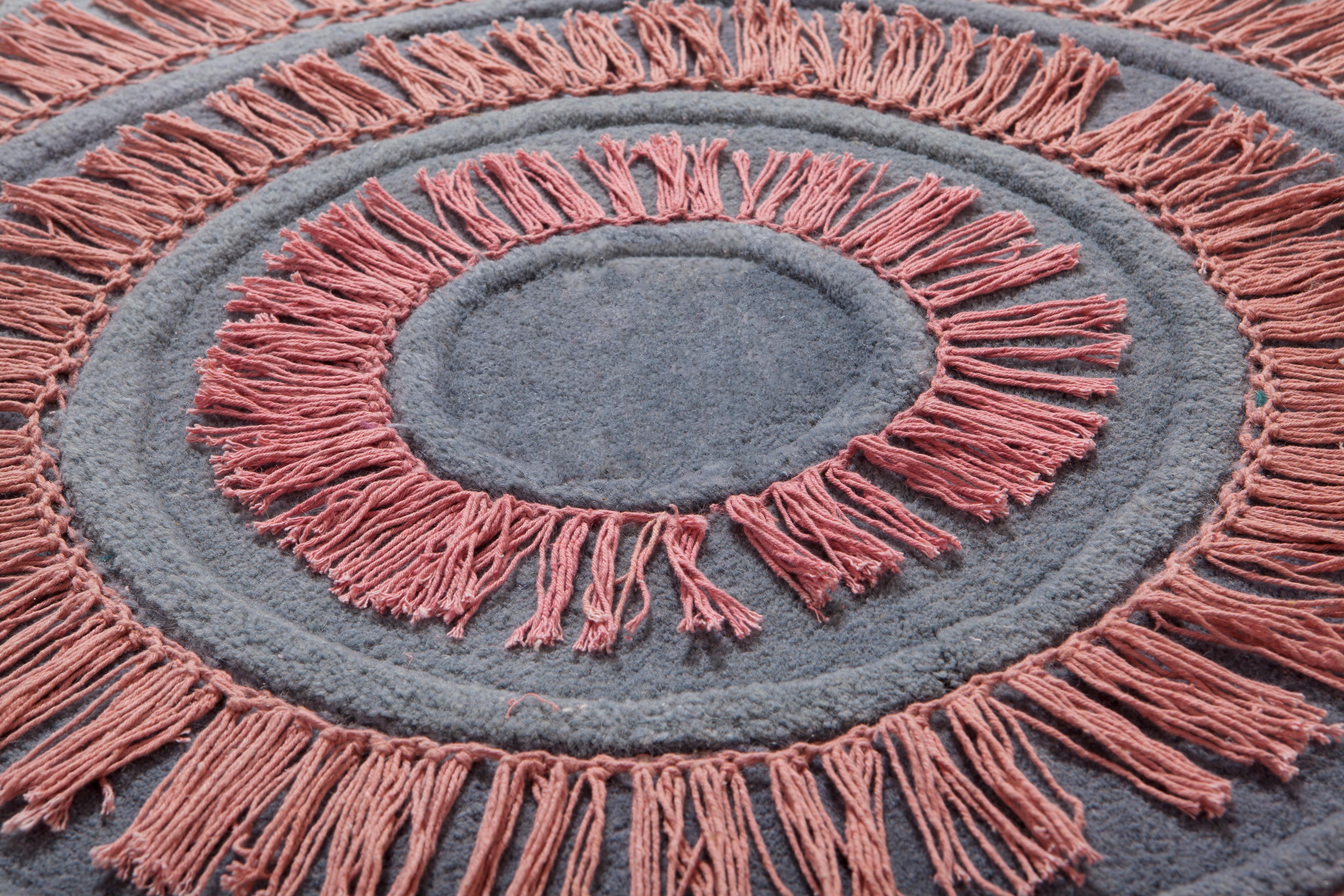 Human Circle Paradiso Carpet, Handtufted in Wool In New Condition For Sale In Milan, Lombardy