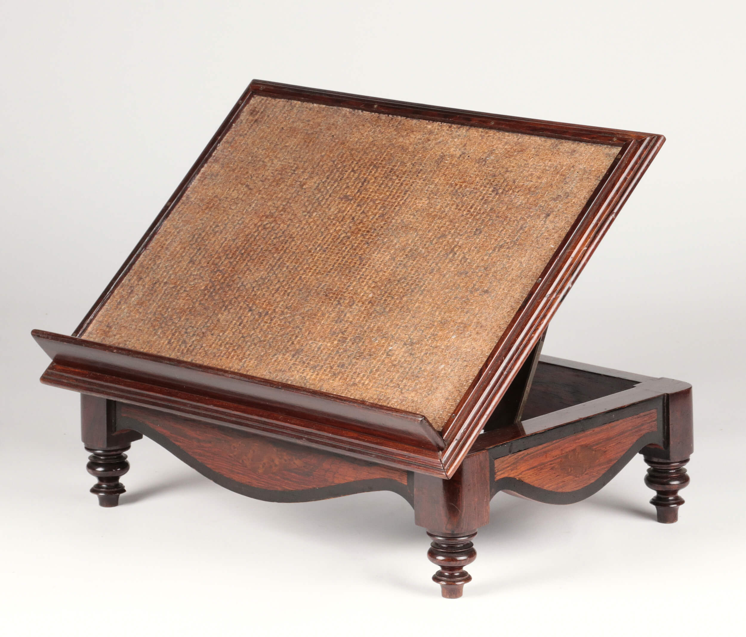 Late 19th Century French Book Stand Rack Made Of Rosewood For Sale At 1stdibs