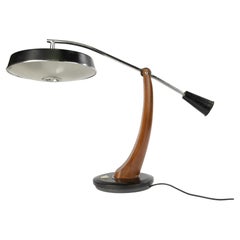 Lampada da tavolo a pendolo degli anni '60 - Fase - Legno e metallo - Model President - Spagna