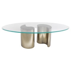 Mesa de comedor Arp Siglo XXI de cristal y madera by Etro Home Interiors
