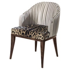21st Century Sharpei Chair in Leather by Roberto Cavalli Home Interiors