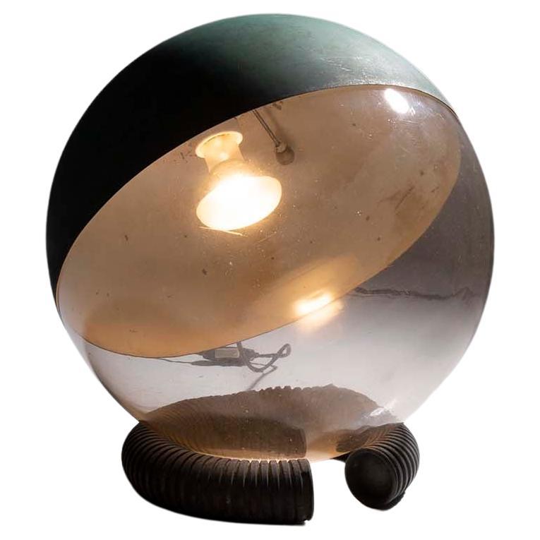 Seltene Gino Sarfatti-Tischlampe Mod n. 598 für ArteLuce