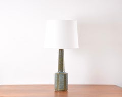 Dänische moderne Palshus Große Moosgrüne und blaue Tischlampe mit neuem Lampenschirm, modern